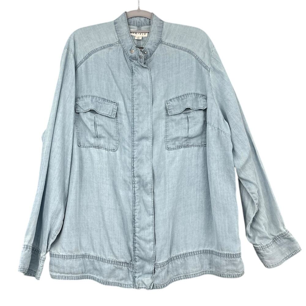 Ava & Viv Light Blue Denim Jacket